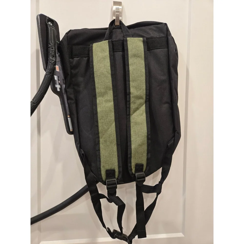 Ghostbusters Proton Pack Backpack Cosplay Costume Bag with Wand Black 2023